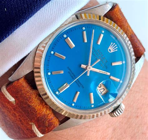 rolex uhr blaues zifferblatt|Rolex gehäuse.